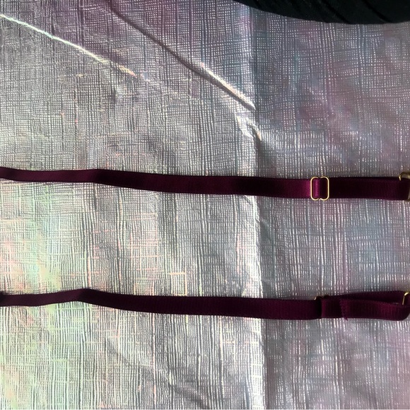 NWT Maroon Lace Lingerie with garter straps - Size Medium - Picture 11 of 16